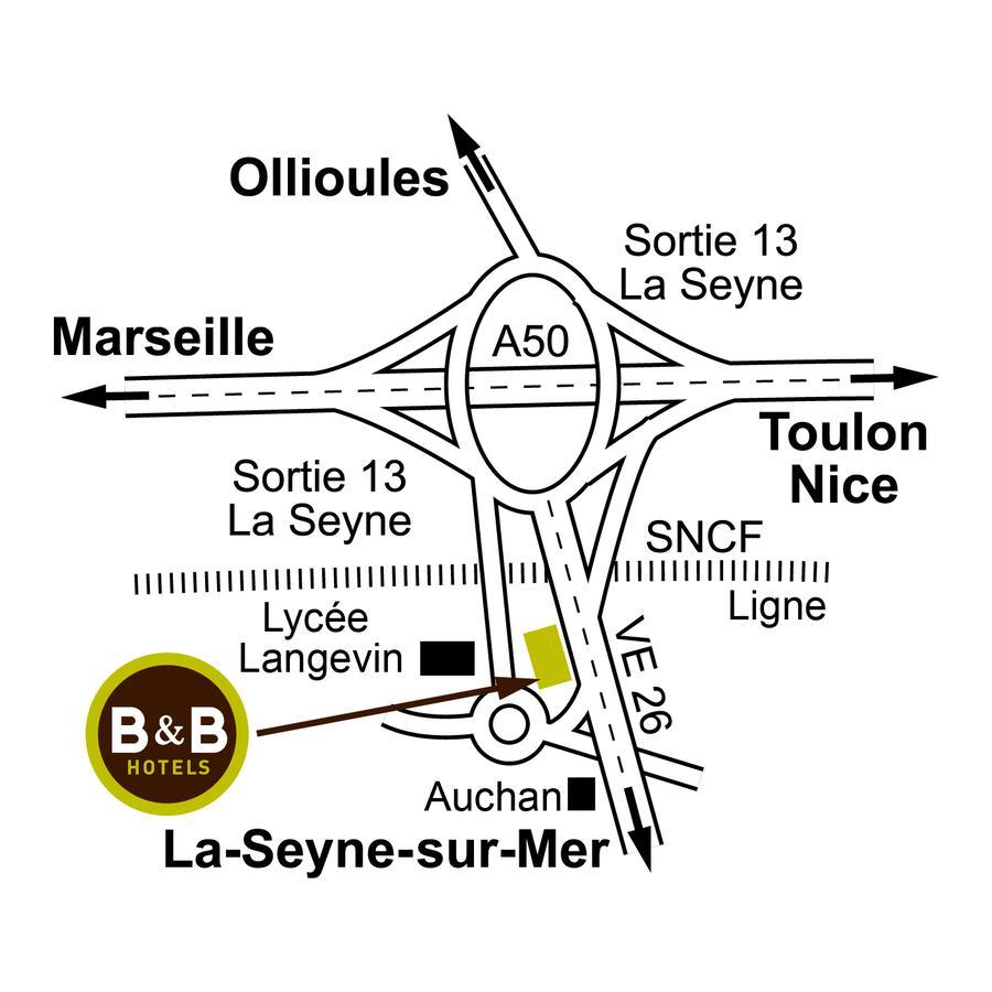 B&B Hotel Toulon La Seyne Sur Mer Экстерьер фото